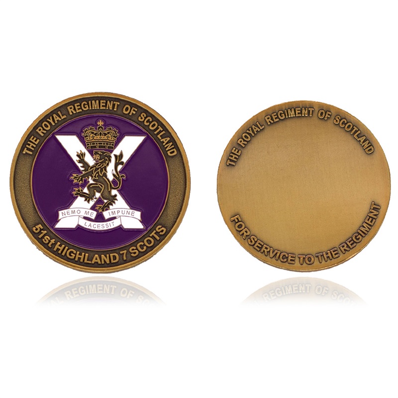 Custom Logo Challenge Coins - Personalized Branded Military Coins