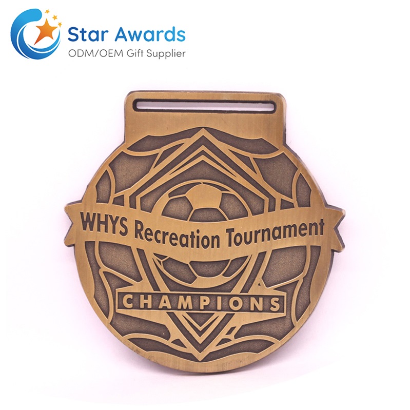 Custom Antiqued Plated Medals | Star Awards Medal